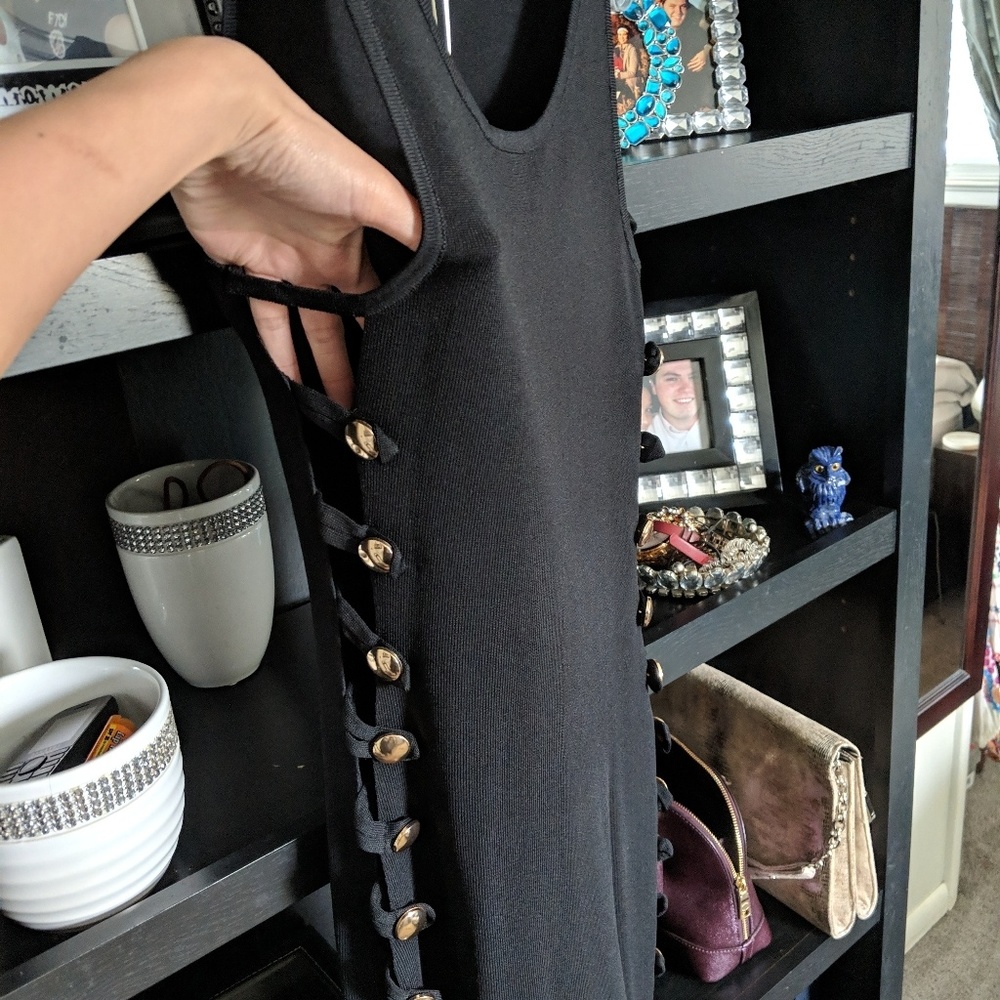 Black cutout bodycon